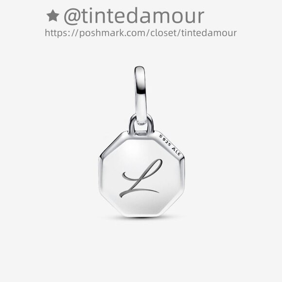 Pandora Turquoise-colored Engravable Mini Medallion Charm - Picture 2 of 7